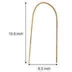 Coloch 20 Pack Bamboo U Trellis Support, 16 Inch U Loop Plant Stake Arch Garden Trellis for Potted Plants, Climbing Flowers and Vines, Ivy, Outdoor Planting