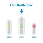 Built in Soap Dispenser for Kitchen Sink, Brushed Nickel Stainless Steel Countertop Pump Head (Plastic Built-in), Dish Soap Hand Lotion Dispenser with Refillable 17OZ Bottle
