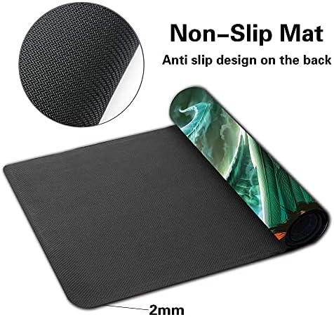 Board Game MTG Playmat Games Size 60X35 cm CCG Compatible for MTG CCG RPG Trading Card Game (MTG1-UGIN, The Spirit Dragon(1))