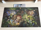 New Anime Playmat Charmer Familiar TCG CCG Trading Card Game Mat Pad No Zones+ Free Bag (ZD039-012-K)