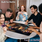 for MTG Game Playmat, for Magic TCG Rubber Play mat,Tabletop Card Playmats with Smooth Surface,Trading Card Inked Game Mat,Battle Game,Pirate Ship