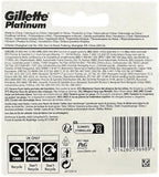 Gillette Double Edge Platinum Safety Razor Blades for Men, Pack of 50 Stainless Steel Refill Blades