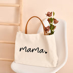 kifasyo Mom Mama Bag Mother Gifts Momlife Tote for Hospital Beach Travel