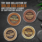 Viking Revolution Bergamot Solid Cologne for Men - 2 Oz Balm Cologne Travel Wax (1 pack, Bergamot)