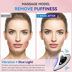 Electric Gua Sha Facial Tools - Face Sculpting Tool/Lift Device - Heated & Vibration & Red Light Massager, Anti-Aging & Wrinkles, Puffiness, Double Chin, Tension Relief