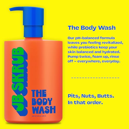 The Body Wash for Kids, Tween & Teen Boys with Foaming Action & Natural Citrus Scent - No Harsh Ingredients Boys Body Wash - Conquer Adolescent Funk with Confidence - 14 Oz.
