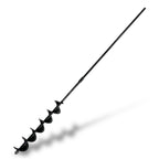 TCBWFY 2x32 Inch Auger Drill Bit for Planting - Long Handle Easy Planter Garden Auger - Bulb & Bedding Plant Augers - Post Hole Digger for 3/8”Hex Drive