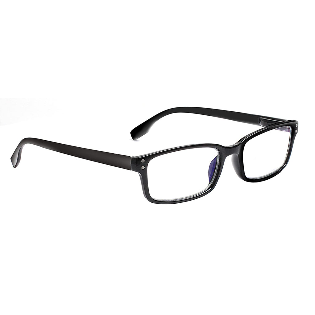 Kerecsen 6-Pack Reading Glasses Blue Light Blocking,Spring Hinge Readers for Men Women,Computer Eyeglasses (6 Black, 2.0, multiplier_x)