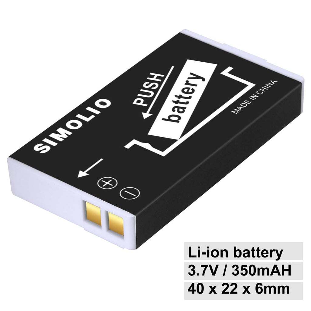 SIMOLIO Replacement Li-Battery Wireless TV Headsets SM-823 Pro, SM-823D Pro, SM-824D1, SM-824D2, SM-828D1, SM-828D2, SM-8245 and SM-863D Series, Rechargeable Battery TV Hearing Headset