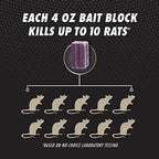Tomcat Rat & Mouse Killer Disposable Bait Station Advanced Formula for Indoor and Outdoor, 1 Pre-Filled Ready-To-Use Station
