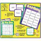 THE BAMBINO TREE Sight Word Bingo Game Level 3 & 4 - Learn to Read Vocabulary for 1st 2nd 3rd Grade Kids - Dolch's Fry's Site Words Reading Game