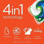 Tide PODS 4 in 1 with Downy, Laundry Detergent Soap PODS, April Fresh Scent, 73 Count, Packaging May Vary