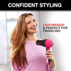 Remington Compact Styler - Small & Portable Hair Dryer - Ceramic Blow Dryer with 2 Heat/Speed Settings & Cool Shot Button for Smooth Finish - Travel Size Lightweight Handheld Dryer, 1875W
