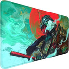 MTG MATS Stitched Edges, 24" x 14" MTG Playmats for MTG TCG Trading Card Smooth Rubber Surface Anti-Slip Mouse Pad with Storage Bag Thickened 3mm