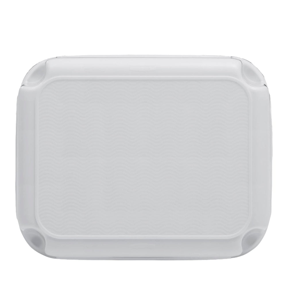 Rubbermaid Step Stool 9.5-Inch High White Plastic Small Single Step Stool for Kids/Adults in Home/Kitchen/Laundry/Garage/Bathroom