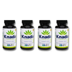 Knadix Hemp Oil Supplement - Support for Bones, Muscles & Joints - General Wellbeing - Natural Relief and Immune Support with Omega 3-6 Vitamins and Minerals Pack of 4-120 Caps