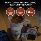 Peak State Coffee with Benefits - Mushroom Coffee Organic Coffee Beans - IMMUNITY BOOST Medium Roast - Low Acid Coffee - Mold Free, Vegan, Paleo, Dairy & Gluten-Free (2 x 12 oz Bags, Whole Bean - $1.14/cup)