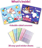 Skillmatics Dot It Sticker Art - Disney Princess, Mess-Free Fun for Kids, 500+ Stickers, Craft Kits, DIY Scrapbooking Activity, Travel Toys, Gifts for Girls & Boys Ages 3, 4, 5, 6, 7