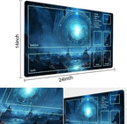 MTG Playmat - Non-Slip Backing Printing, Ideal for Card Game Enthusiasts TCG Playmat (Cave Quest-Deck)