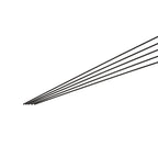 MECCANIXITY Carbon Fiber Rod, 2.5mm x 500mm Carbon Rod Bar for RC Plane DIY Craft Kite Wing Tube Quadcopter Arm Repair Pack of 5