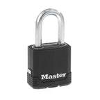 Master Lock Magnum Heavy Duty Outdoor Padlock with Key, Weather Resistant Body and Cut Safe Shackle Make Lock Perfect for Fences, Gates, Sheds, M115XKADLF, Black