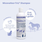 MiconaHex+Triz Shampoo for Dogs, Cats and Horses, 16 oz, Unscented