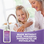 ECOS Hypoallergenic Hand Soap - All Natural pH-Balanced Handwash Soap with Vitamin E - Safe for Sensitive Skin - Lavender - 17 Oz Bottle (6 pack)