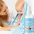 BRIOTECH Babies & Kids Skin Love, Soothing Hypochlorous Acid Spray, Pure HOCl for Sensitive Skin, Calm Redness & Bumps, Support Against Diaper Irritation, Gentle & Vegan, 4 fl oz