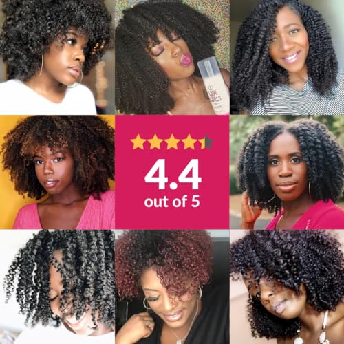 Love Ur Curls Fragrance Free All in One Curl Cream Styler for Kinky Coily Textured Hair, Repair, Define, Hydrate & Style with Shea Butter, 250mL