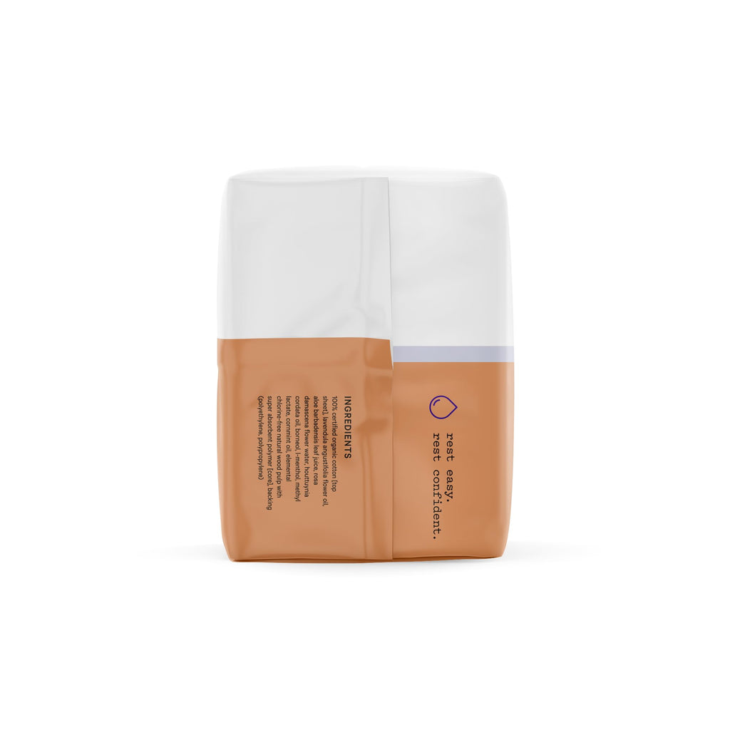 The Honey Pot Company - Herbal Pads for Women - Organic Incontinence Overnight w/Wings - Infused w/Essential Oils for Cooling Effect - Postpartum Essentials - Feminine Care - 16 ct