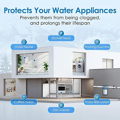 Waterdrop AP810 Whole House Water Filter, Replacement for 3M® Aqua-Pure® AP810, AP801, AP811, Whirlpool® WHKF-GD25BB, WHKF-DWHBB, 5 Micron, 10" x 4.5", Well & Tap Water Filter, Pack of 2