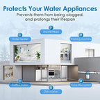 Waterdrop AP810 Whole House Water Filter, Replacement for 3M® Aqua-Pure® AP810, AP801, AP811, Whirlpool® WHKF-GD25BB, WHKF-DWHBB, 5 Micron, 10" x 4.5", Well & Tap Water Filter, Pack of 2
