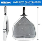 HYDROTOOLS By SWIMLINE 80900 Professional Series Service-Grade Leaf Skimmer Head With Extra Large Scoop Edge For Swimming Pool Spa Pond Hot Tub Leaves Bugs Debris Cleaning Heavy Duty Extra Large