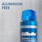 Gillette Aluminum Free Deodorant for Men, Dry Spray, Glacier Water, 4.3oz (Pack of 3)