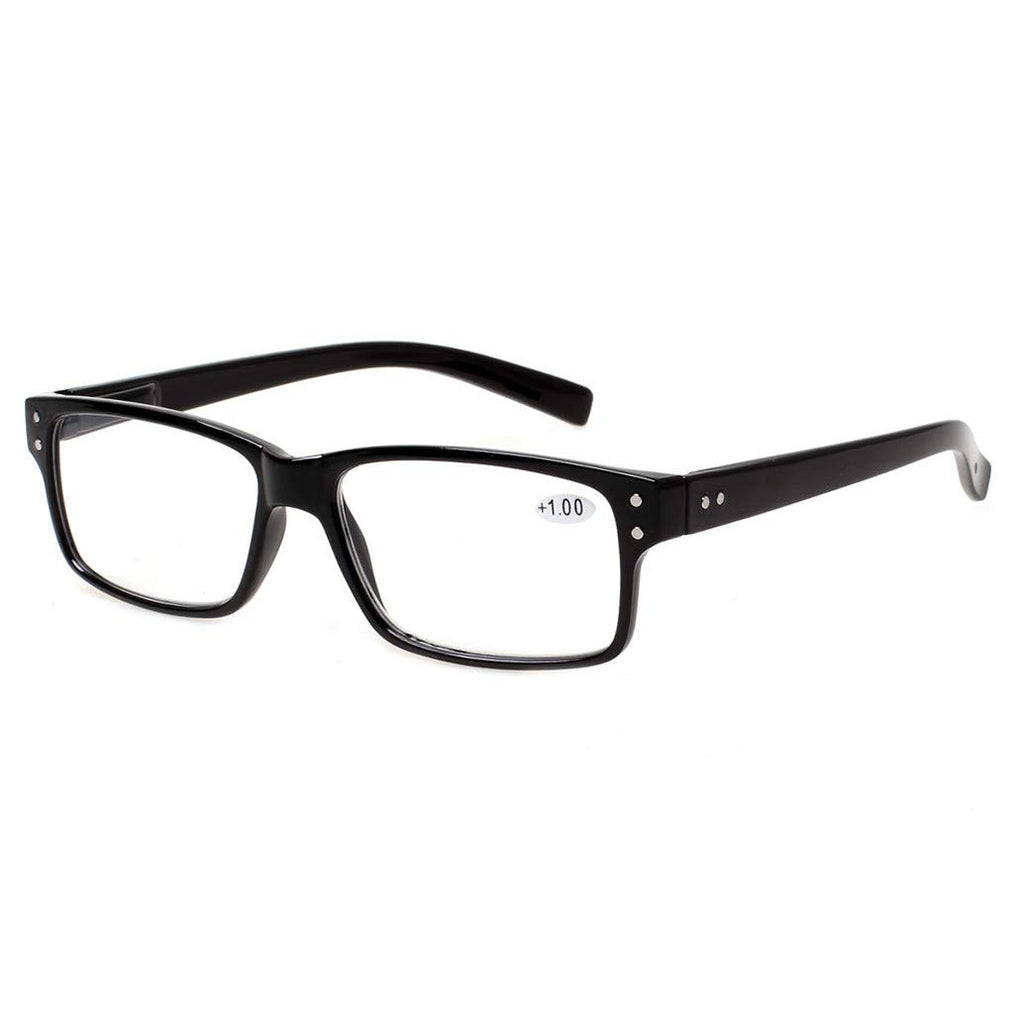 NORPERWIS Reading Glasses 5 Pairs Quality Readers Spring Hinge Glasses for Reading for Men and Women (3 Black 2 Tortoise, 2.25)
