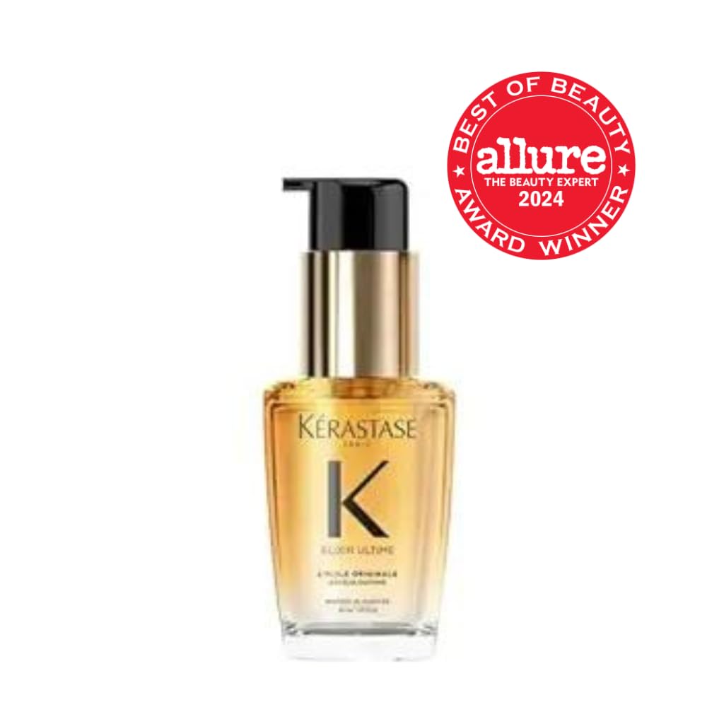 Kerastase Elixir Ultime Refillable Oil – For Shine & Hydration, 1.01 Fl Oz