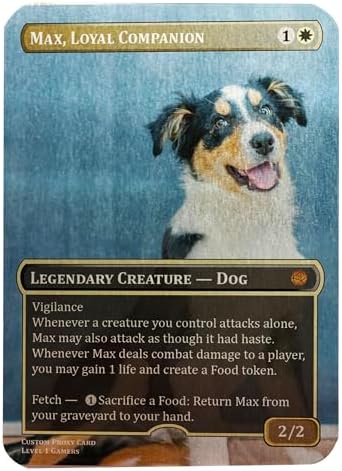 Custom Metal Creature MTG Card – Personalized Magic Card Design on Brushed Aluminum – Create Your Own Unique Collectible Gift for MTG Players