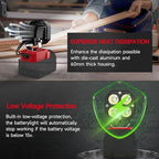 LED Work Light Compatible with Milwaukee 18V Battery, 40W 6000LM Flashlight, 18V Battery Cordless Work Light 120°Adjustable with Low Voltage Protection for Outdoors and Job Site Lighting