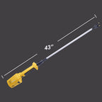 RANCH CHOICE Rechargeable Livestock Prod for Cows Sheep Electric Cattle Prod for Cow Dog Hog Animal Prod with Flexible Shaft (Total 43 INCH)