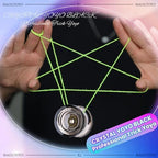 MAGICYOYO K2 Crystal Yoyo 2 Pack, Professional Responsive Yo Yo for Kids Beginner, Dual Purpose Yo yo with Unresponsive Bearing for Advanced +12 Yo-yo Strings+2 Holes Case(Gradient+Black)