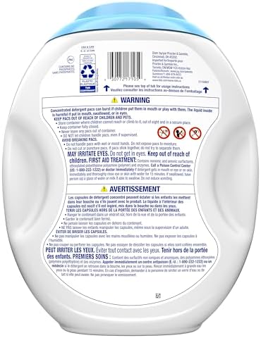 Tide PODS Free & Gentle Laundry Detergent Soap Pacs, 102 Count, Tide PODS Laundry Detergent, Laundry Detergent Pacs, Laundry PODS Detergent