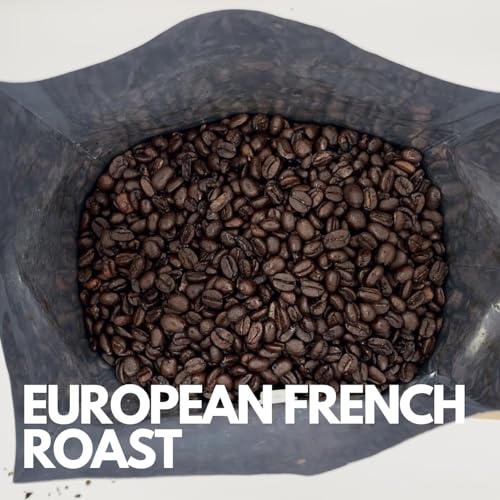Sarasota Coffee Whole Bean Cubano European French Roast | Dark Roast Gourmet Coffee Beans | Low Acid, Mold Free, Specialty Grade Bulk Coffee Beans | 5lb (80 oz)