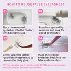 Idol Lash Extension Kit 10-12mm Cluster Lashes C+ Curl Natural Look Eyelash Clusters With Bottom Lashes Faux Lash Clusters Extensions With Tweezers & Glue For DIY Individual Lashes at Home