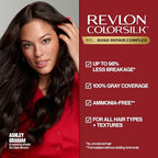 Revlon ColorSilk with Bond Repair Complex, Permanent Hair Color, 100% Gray Coverage, Ammonia Free Hair Dye, Vegan Keratin, 42 Medium Auburn (Pack of 3)