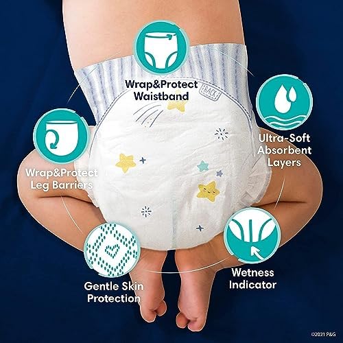 Pampers Disposable Diapers Size 6, Swaddlers 108 Count + Overnight (42 Count)