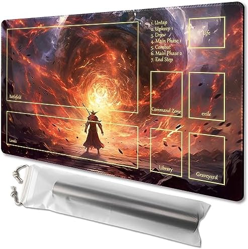 MTG Playmat - Non-Slip Backing Printing, Ideal for Card Game Enthusiasts TCG Playmat (Dimensional Sword Art-Deck)