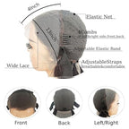 SENSAIRUITE Chocolate Brown Deep Wave Lace Front Wigs Human Hair 13x4#4 Curly Lace Front Wig Human Hair 180% Density HD Transparent Glueless Lace Frontal Wigs Pre Plucked with Baby Hair 26 Inch