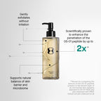 OneSkin PREP Facial Cleanser to Exfoliate and Support Skin Balance, Dermatologist Tested & Safe for Sensitive Skin