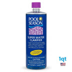 Super Water Clarifier for Cloudy Pool Water, Pollen, Dust & Spring Pool Opening - Highly Concentrated, Enhances Filtration, Crystal Clear Results, 1 Quart