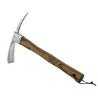 Haliaeetus Pick Axe, Stainless Steel Mattock, Garden Pick with Wood Handle